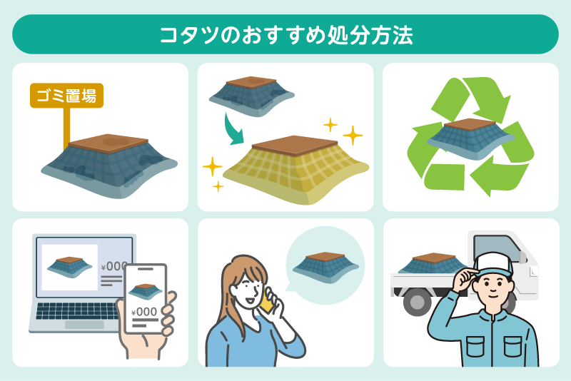 コタツのおすすめ処分方法6選!