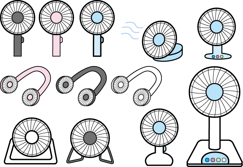 扇風機の種類ごとの分別方法・捨て方