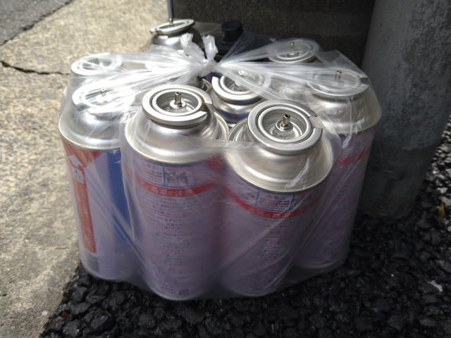 状態によるカセットボンベの捨て方の違い
