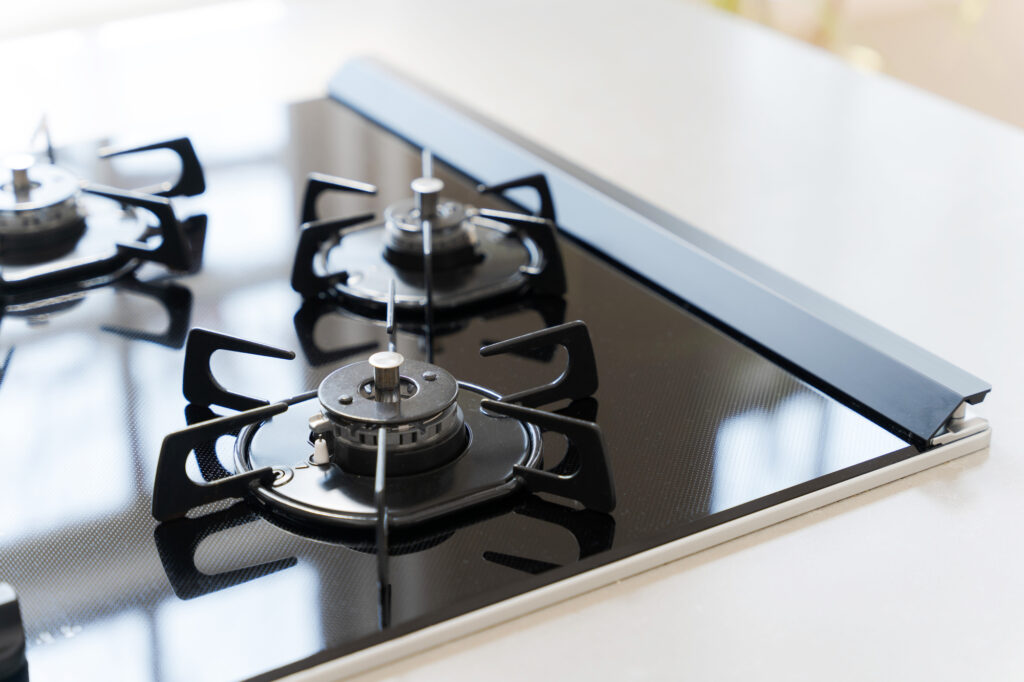 ガラストップは割れないように保護する