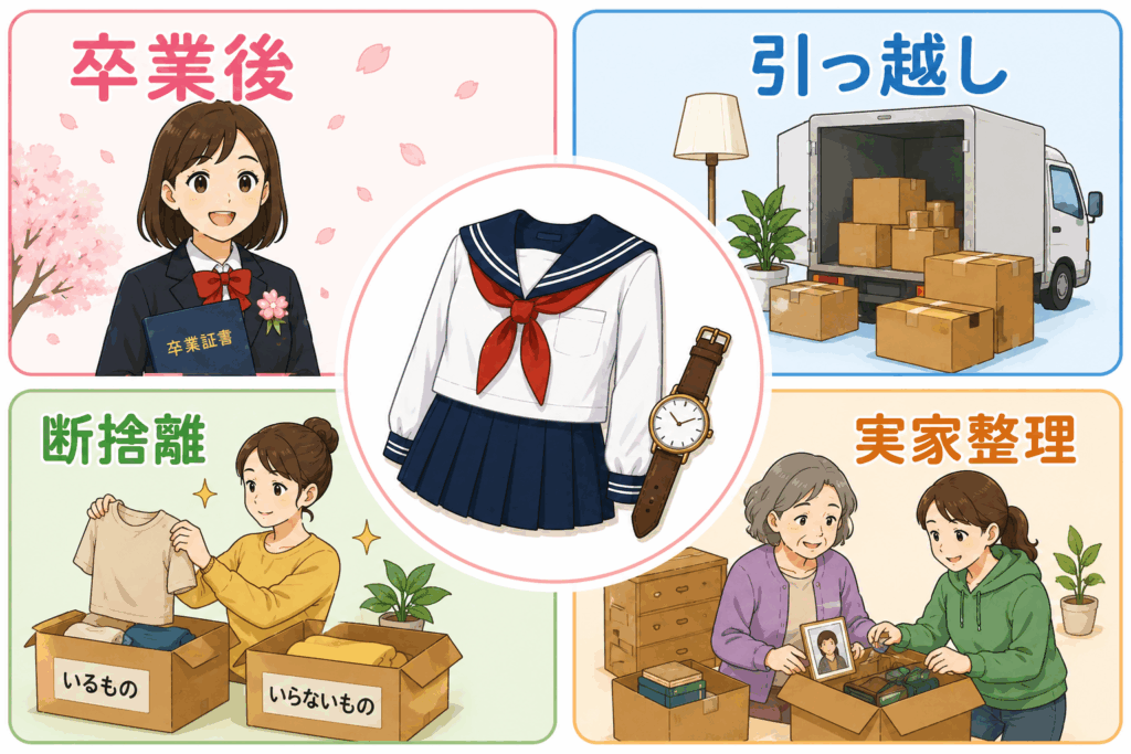制服を処分するタイミング