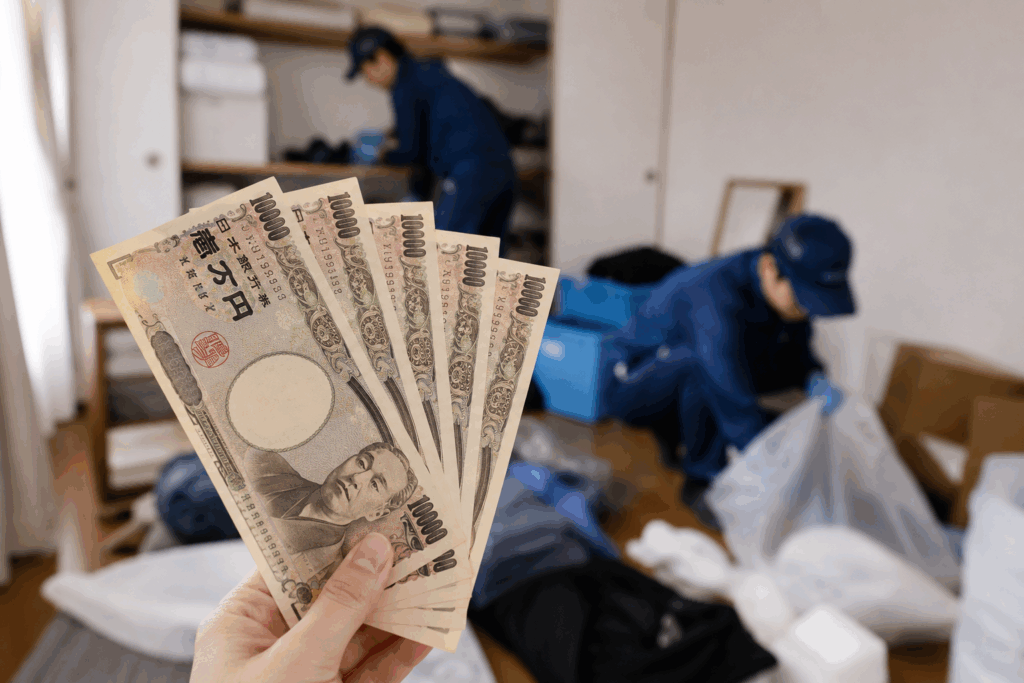 部屋の片付け業者の料金相場【目安】